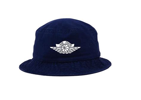 jordan dior bucket hat|Dior x Jordan Wings Bucket Hat Navy .